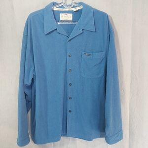 Levi Strauss Co. Blue Button Down Fleece Shirt Jacket Shacket, XL